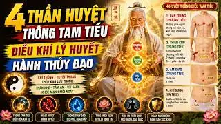 4 THẦN HUYỆT THÔNG TAM TIÊU Khai thông khí điều thủy đạo trị bách bệnh  Bí mật cổ nhân ít người biết