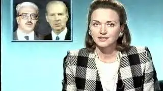 BBC News report on Geneva Peace Conference, January 1991