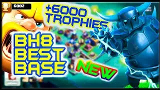 BEST BUILDER HALL 8 (BH8) BASE +6000 TROPHIES WITH REPLAYS l ANTI EVERYTHING BB BASE