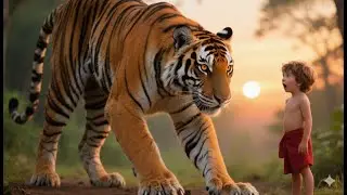 The Jungle Book Mowgli and The Tiger🌴3D 4K Bedtime Stories for Kids in English #cartoon #tiger