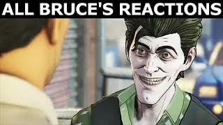 All Bruce's Reactions - John Doe In Love - BATMAN Season 2 The Enemy Within Episode 2: The Pact