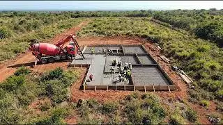 Bungalow House Construction Timeline | From Empty Land to Finished Home (Cinematic Drone View)