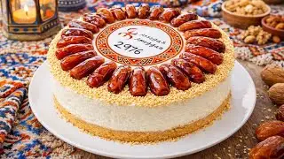 Cheesecake Dattes & Miel Sp&eacute;cial Yennayer 🍯 | Recette Facile et Gourmande