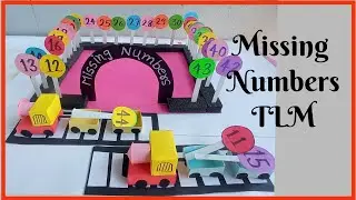Missing Numbers Math Working model |Easy Math project for class 1,2| #missingnumbers |