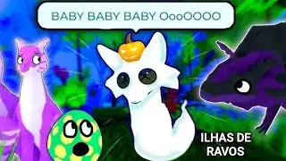Evoluindo Um Novo Animal M&iacute;stico na ILHAS DE RAVOS - Roblox