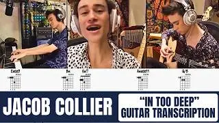 Jacob Collier - 'In Too Deep' (acoustic) | Guitar Transcription & Chords in DAEGAD tuning