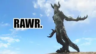 Fallout 4 - Can Deathclaws Kill Themselves By Roaring?