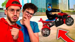 MON PETIT FR&Egrave;RE MONTE SEUL POUR LA PREMI&Egrave;RE FOIS SUR UN QUAD ! IL DOIT R&Eacute;USSIR A CABRER !