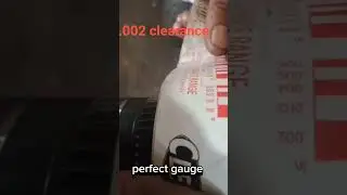 main bearing clearance