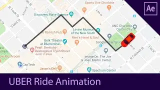 Create UBER Ride Animation in After Effects