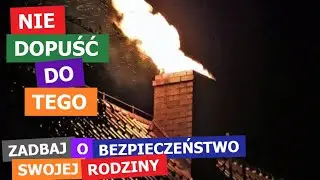 Pożar sadzy w kominie