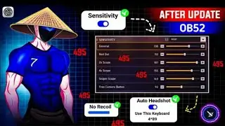 Free Fire Max Headshot Setting After Update 2026⚡Best Sensitivity Settings ⚙️| Sensitivity Setting