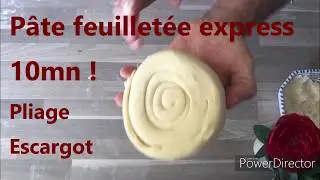 Pâte feuilletée EXPRESS ! Pliage escargot #thermomix