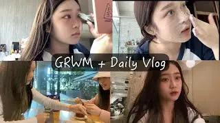 [ENG SUBS] GRWM /☀️ and 🌙 skincare routine + 和我出门的一天 ♡