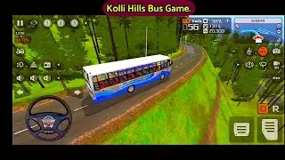 Kolli Hills| Bus Driving Game| Gameplay| Bus Turning Bend Road| TNSTC Bus Game| Android Games