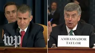 Republican lawyer Steve Castor confuses William Taylor