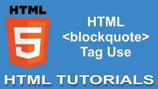 html blockquote tag