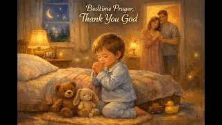 Bedtime Prayer for Kids: Thank You God 🙏 | Soft Christian Lullaby to Sleep
