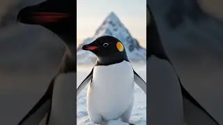 A penguin going to big mountain and death on the mountain road