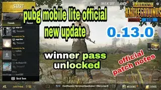 Pubg mobile lite 0.13.0 update official patch notes. Winner pass unlocked