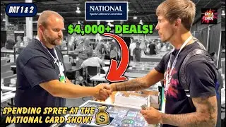 *2023 NATIONAL SPORTS CARD SHOW - DAY 1 & 2!🔥 I&rsquo;VE SPENT OVER $4,000+ SO FAR!💰