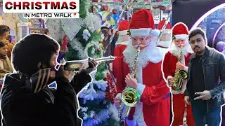 Christmas at Metro Walk Mall Rohini 🎄⛄ | 25 December 2025 | Delhi Winter Vlog!