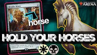 TRIBAL HORSES are the FIESTIEST!! White/Black Horse Deck in Historic | MTG Arena