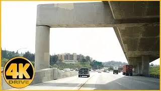 Driving Tour of CA-57 Freeway (Glendora to Rowland Heights)[4K]