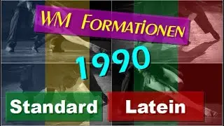 💃🏻🕺🏻 1990 WM Latein- u. Standard-Formationen