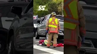 Pedestrian seriously injured after collision in Burlington