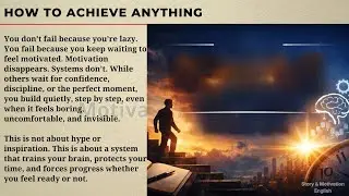 How to Achieve Anything Without Motivation | Level 2 | English Listening Practice