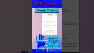 Kostenloses Arbeitsblatt - Nomen Training 2.Klasse | Legakulie.info. #kostenlos #shorts #deutsch