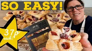 easy DANISH delights recipe, raspberry & lemon and less than 40p each!!