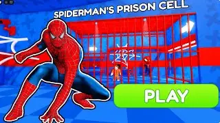SPIDER MAN PRISON RUN OBBY #roblox