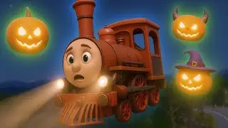 The Haunted Train 🚂🎃 | Choo Choo Train vs Scary Pumpkins