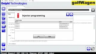 Renault Megane Clio 1.5 Dci Injector coding