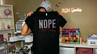 How to Make a Rhinestone T- Shirt