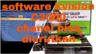 upgrade software kvision C2000 Chanel bisa diurutkan #settings #program