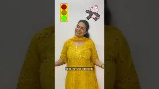 Lal batti kehti tham!🚦#ytshorts #creativelearners #kids #kidssongs #hindirhymes #traffic #song #fun