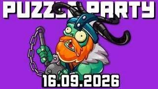 Puzzle Party 16-09-2026 PvZ Heroes