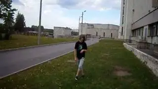 Двойной эриал твист/double aerial twist