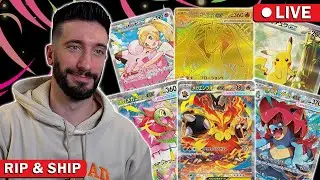 POKEMON LIVE RIP&SHIP!!! STARTER DECK 100 & MEGA DREAM IN-STOCK!!!! #pokemon #card #opening