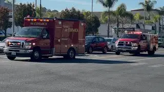 McCormick Ambulance LACoFD Squad 106 transporting 