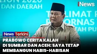 Presiden Prabowo: Saya Kalah di Sumbar dan Aceh Tetap Membangun Habis-habisan