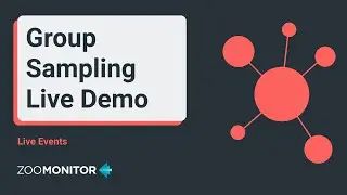 Live Demo of Group Sampling in ZooMonitor