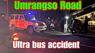 2 February 2025 ￼😢 Ultra bus accident Umrangso road Dimasa 😱#trending #alom03 vlogs  ￼