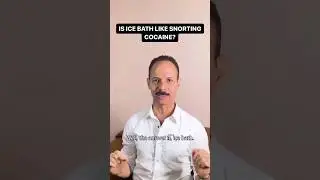 Is Ice Bath Like Snorting Cocaine? #shorts #icebath #cryotherapy #coldshower