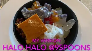 Make Your Own Version of #halohalo @9SPOON #restaurant #bayleaf #hotel #intramuros #viral #food #yum