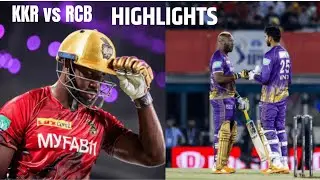 KKR vs RCB HIGHLIGHTS 2024 !! KKR WON BY 3 WICKETS (5 BALLS).!! Shryesh Ayyer !! FAF du Plessis !!