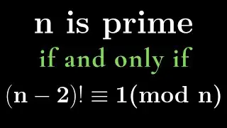 Number Theory | Wilson's Theorem and Classification of Primes